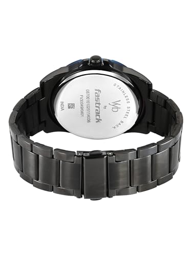 Image of Fastrack Vyb Horizon with Quartz Analog Black Dial Black Strap Watch for Men - FV30049KM01