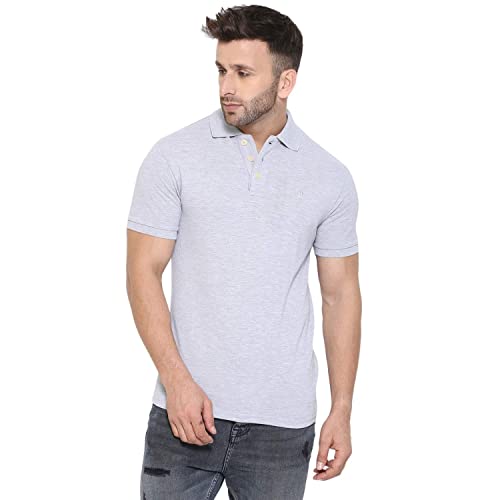 Image of CHKOKKO Men's Cotton Regular Fit Half Sleeves Polo T-Shirt