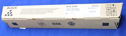 Cartouche Ricoh 884946 MPC3000 noir contre les impressions pâles