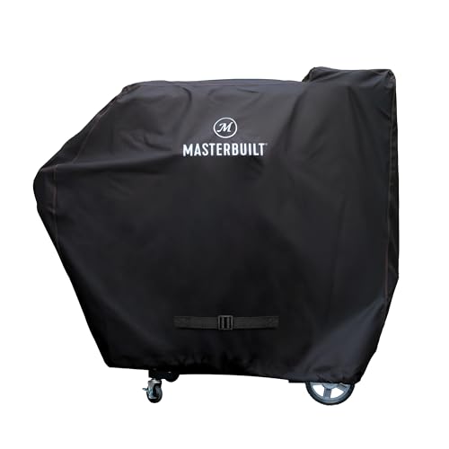 Masterbuilt Grill Cover for Gravity Series and AutoIgnite Series 545 Smoker Grills Cover in Black Compatible with Gravity Series 560 600 800 900 and AutoIgnite Series Model MB20080220