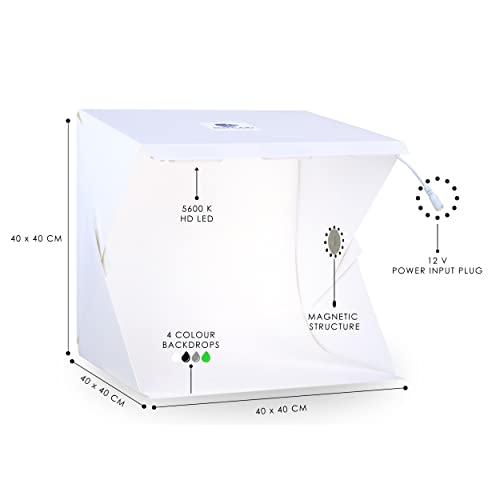 Image of LIGHTBOX- Tabletop Portable PhotoStudio (40x40x40cms)- Product Photography Light Tent- Think Inside The Box !-100% Made in India