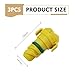 Cuymoap 3 PCS Car Engine Oil Drain Plugs, Tight Fit Oil Pan Drain Screw with Sealing Ring, Replacement OEM# KX6Z6730B, Compatible with Ford F150 Edge Navigator Mustang Lincoln Explorer (Yellow)