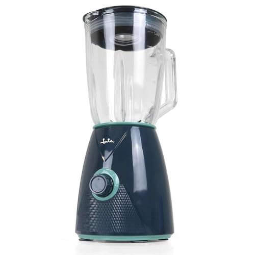 Jata JEBT1265 - Batidora de Vaso 1300 W, Capacidad 1,5 L. 4 Cuchilla dentada de acero inoxidable, 2 velocidades + Pulse. Jarra desmontable. Pica hielo