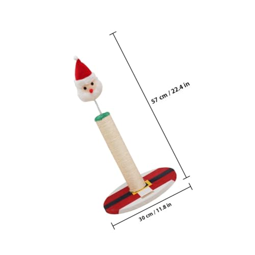 Rascador para gatos DOITOOL con cuerda de sisal miniatura 2