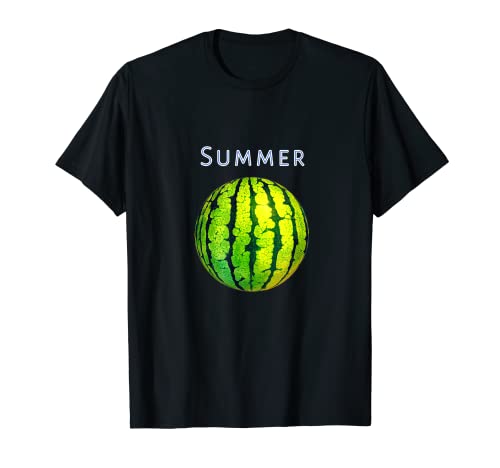 スイカ・夏【 サマータイム 】リゾート・夏 大好き／面白 Tシャツのサムネイル