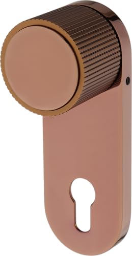 Image of LAPO Mortise Door Lock for Home, 60x85 Lock Body, Works with 30-50mm Door, 70mm Cylinder, 3 Brass Keys, Left-Right Door Compatibility, Reversible Door Fit, Rose Gold Finish, 3 Years Warranty - 317