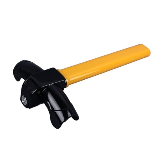 WODHMIEY Barra antirrobo universal, esponja antidesgaste bloqueo volante coche, fácil de desbloquear, adecuado para automóviles, camiones, furgonetas