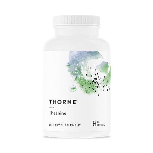 THORNE - Theanine - 200mg of L-Theanine - Support a Healthy Stress Response, Relaxation, and Focus - Increases Brain Alpha-Wave Production* - 90 Capsules