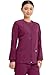 Cherokee womens Workwear Core Stretch Warm Up medical scrubs jackets, Wine, Large US