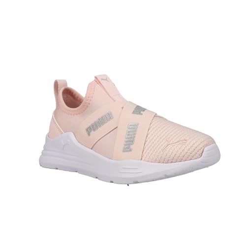 PUMA Kids Girls Wired Run Slip On Pop Sneakers Shoes Casual - Pink2