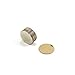 Produktbild Adhesive 15mm dia x 0.5mm thick N42 Neodymium Magnet - 0.28kg Pull (South) (Pack of 10)