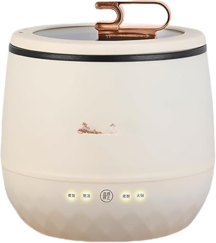 Citybaby炊飯器 一人暮らし ミニ炊飯器 3合 かわいいオフホワイト/水色 コンパクト設計 早炊き/保温/予約機能 おかゆモード対応 350W省電力 黒厚釜 炊きたて美味しい 持ち運び便利 スペース取らない お手入れ簡単 キッチン家電 二人暮らし (