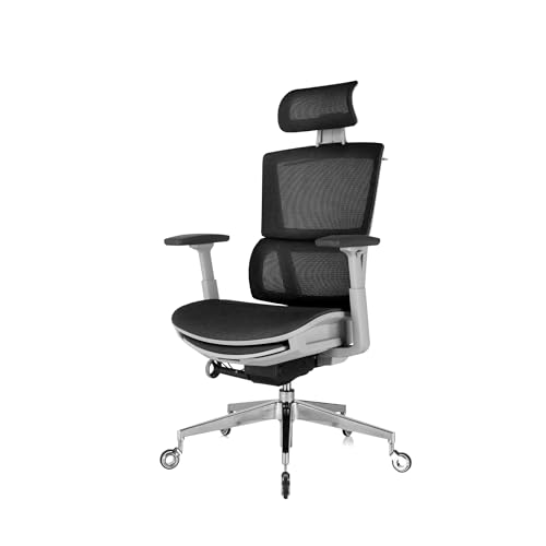 Nouhaus Rewind Ergonomic Office Chair with Footrest and Lumbar Support