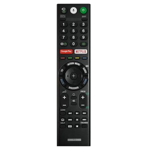 Image of ZIEVA Compatible with Sony bravia Smart Tv Remote Control - with Voice - with Hot Keys G0ogle Play and Netfix - Use for LCD LED OLED QLED UHD 4K Android (Tx 200P)