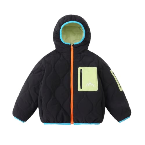 Girls Winter Coat Lightweight Zip Up Hooded Puffer Quilted Jacket Size 5-15 - image 6