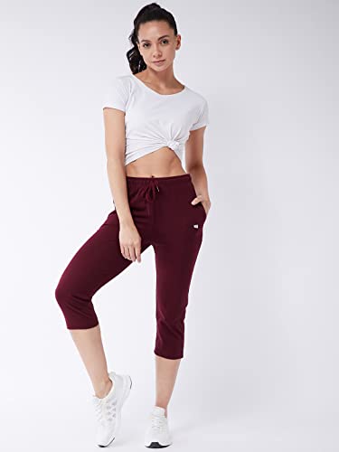 Image of Modeve Women Solid Cotton Blend Capri for summer|| Summer Wear