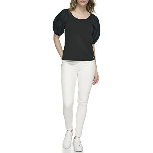 Image of Calvin Klein Womens Short Sleeve Knit