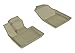 3D MAXpider Front Row Custom Fit All-Weather Floor Mat for Select Volvo XC90 Models - Kagu Rubber (Tan)