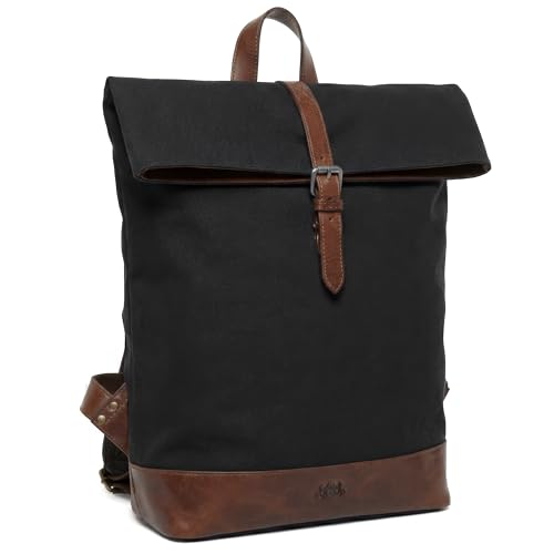 Sac à dos cuir véritable 15 pouces sac porté dos grand modèle voyage scolaire
