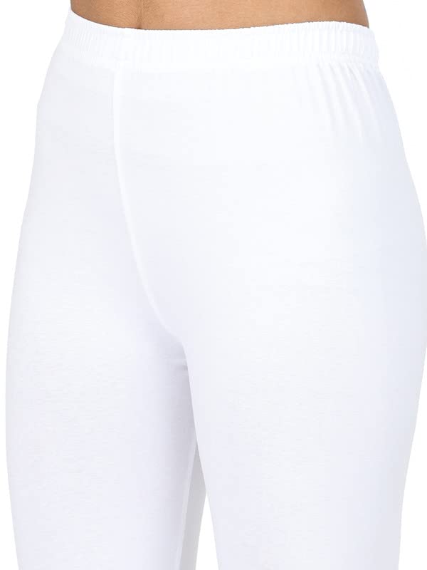 Image of Robinbosky Premium Stretchable Cotton Ankle Legging for Women | Suitable for Formal wear & Casual wear | High-End Elastic Makes The Leggings Squat Proof and Durable for Travel, Yoga, & Workout.