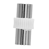 Gadpiparty テレビアンテナアダプター アダプタコネクタ スポーツアダプター 自動ドアのヒンジ 屋内 ケーブルコネクタ 電車の反射板 トラックの反射板 三角板 Silver 鉄