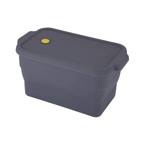 Extensión de pan de elastómero flexible de grado alimenticio con tapa de salida, inmune al calor hasta 446 F, ahorro de espacio, ejemplar para guisos de pasteles de levadura