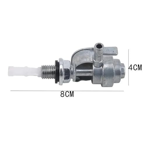 Válvula grifo de tanque gasolina con interruptor estanco de 10 mm para motos y motores 6