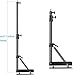Neewer Wall Mounting Boom Arm with Triangle Base for Photography Studio Video Strobe Light Monolight Softbox Umbrella Reflector, 180 Degree Rotation, Max Length 66.5 inches/169centimeters (Black)