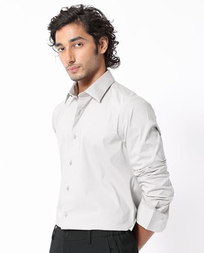 Image of Rare Rabbit Regular fit Plain Shirt