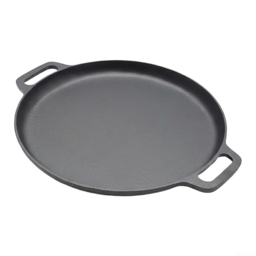 Gusseisen-Pfannkuchen-Grillpfanne mit Ausgießrand, vorbehandelte, wendbare Grillplatte für Herd, Induktionsherd, Kochen von Eiern und Fleischbraten (28 cm) Gusseisen-Pfannkuchen-Grillpfanne mit Ausgießrand, vorbehandelte, wendbare Grillplatte für Herd, Induktionsherd, Kochen von Eiern und Fleischbraten (28 cm)