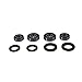 Pivot Works PWFWK-Y09-000 New Front Wheel Bearing Kit Compatible with/Replacement for 1987-2006 Banshee 350 Atv 416805 PW5409000 15104-09 840515