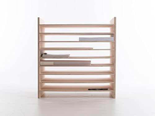 A2folder Racks Vibrant Design Stack A3 / A2 Paper Rack/Shelves Desktop Organizer ...
