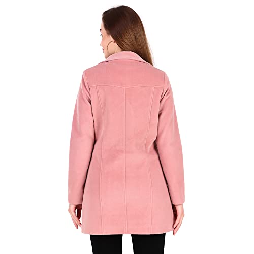 Image of Leather Retail Long Winter Wear Velvet Jacket For Women