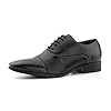 Hitmars Chaussure Homme Ville Oxford Derby pour Hommes Lacets Chaussures Cuir Classique Brogues C Noir 43
