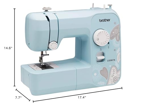 Image of brother RLX3817A 17-Stitch Sewing Machine, Blue (Renewed)