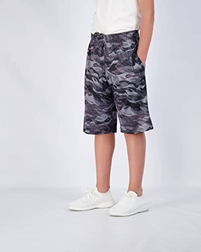 5 Pack: Big Boys Girls Youth Teen Printed Shorts Camo Mesh Dry-Fit Sport Active Athletic Knit Mesh Basketball Soccer Exercise Running Lacrosse Tennis Performance Gym Teen Clothing-St 2,Xl (16/18) #TOP1