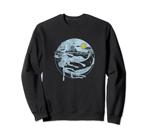 Sweatshirt de bain Disney Pixar Luca et Alberto pour enfants en bleu