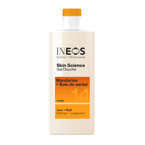 Gel Douche INEOS Skin Science Mandarine et Bois de Santal flacon de 300ml