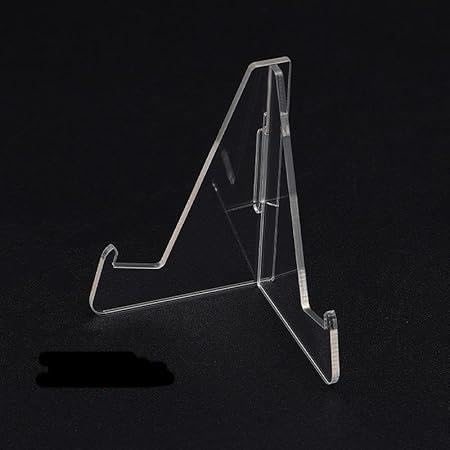 Soporte acrílico para tarjetas coleccionables 10 unidades 4,7x6,2 cm transparente para exhibición de cartas, monedas, fotos y marcos pequeños