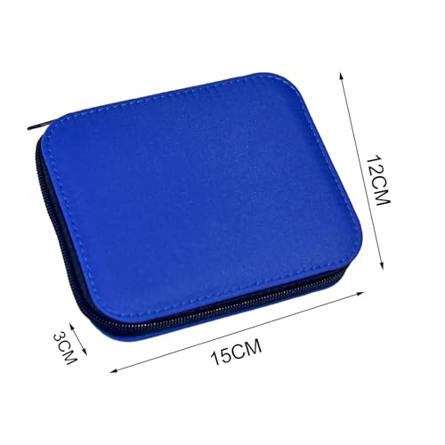 Image of Sewing Kit with Case Portable Sewing Supplies for Home Traveler, Adults, Beginner, Emergency, Contains 18 Sewing Thread, Scissors, Needles, Measure etc,Very Dark Royal Blue