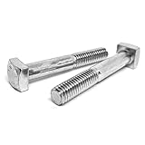 (12 Pieces) 1/2'-13x3 Square Head Bolts Grade A307 Hot Dip Galvanized