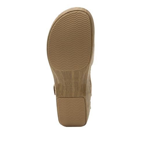 Image of Alegria Women's Opal Leather Shoes with Slingback Open Back Sandals