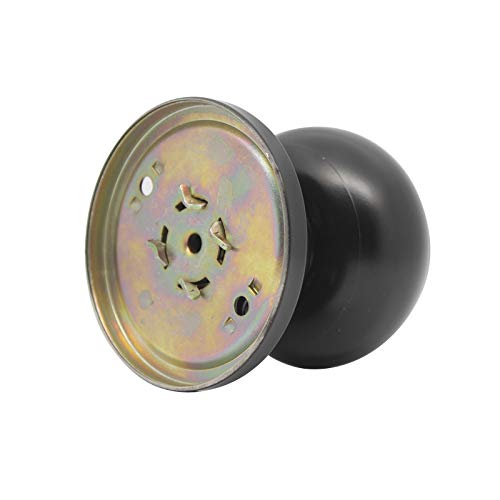 Gobrico Flat Ball Half Dummy Door Knob One-Side Keyless Door Handles Knobs For Closet Pantry Matte Black #TOP6