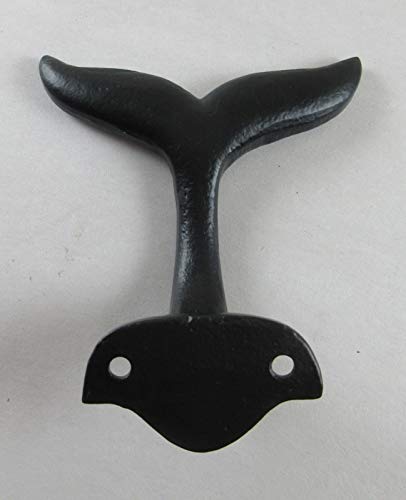 UD Cast Iron Whale Tail Hook Nautical Decor - Image 4