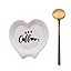 Ture white+Gold Spoon