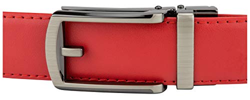 Women's Leather Ratchet Belt, Trim to Fit 18