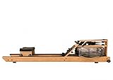 WaterRower Lite Oak Rowing Machine with S4 Monitor | USA Made Water Rower | Original Handcrafted Erg Row Machine for Home Use & Gym