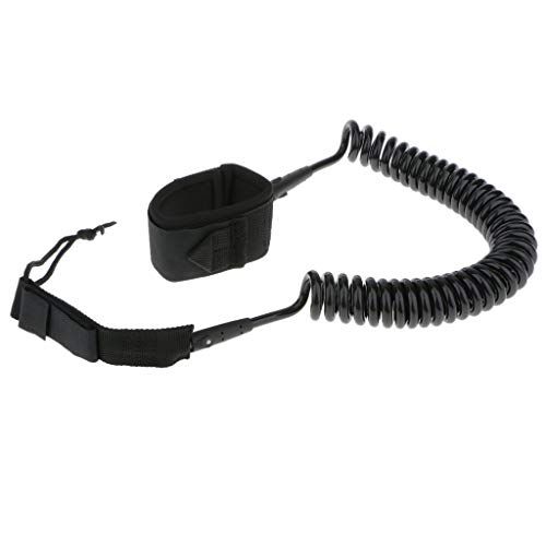 Inzopo Paddle Lock – LEAD WITH FOOT Strap for Double and Paddle – SUP Paddle Board Leash 10 Fuß