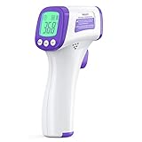 👩‍👩‍👧【Termómetro remoto】El termometro digital corporal remoto puede medir con precisión la temperatura dentro de una distancia de medición de 5-8 cm y tiene un timbre de alta temperatura, que puede evitar el contacto con infecciones de manera más efectiva. Se apaga automáticamente después de 30 segundos para ahorrar energía.
