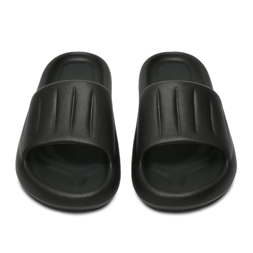 Image of DRUNKEN Slippers For Men Winter Sandals Casual Flats Home Footwear Man Girls Sliders Flip Flops Chappals Ladies Clogs Sleeper Slides Stylish Ortho Soft